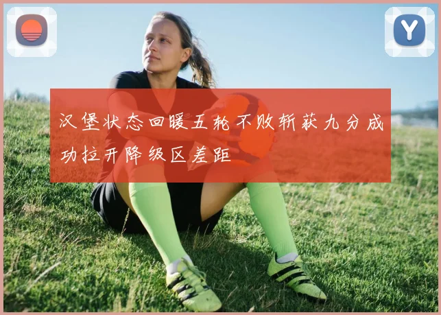 汉堡状态回暖五轮不败斩获九分成功拉开降级区差距